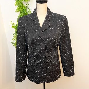 LaFayette‎ 148 Swiss Polka Dot Blazer Size 8